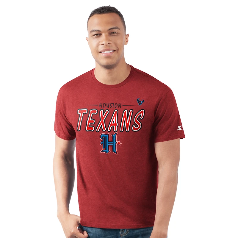 Men's Starter  Red Houston Texans Prime Time T-Shirt