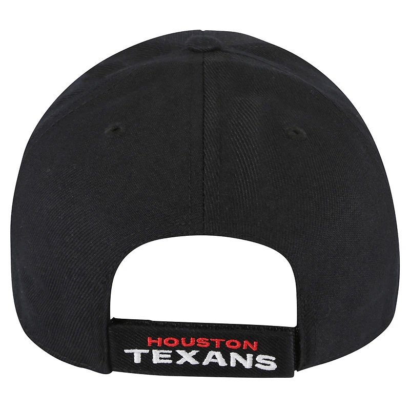 Casquette ajustable MVP ton sur ton noire Houston Texans '47 pour homme