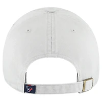 Casquette ajustable '47 Grey Houston Texans Team Clean Up pour hommes