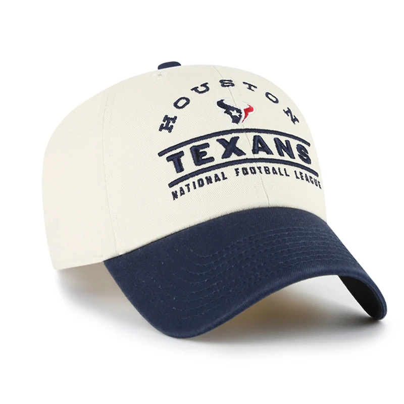 Men's '47  Natural Houston Texans Windham Clean Up Adjustable Hat