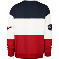 Men's '47 Navy/Red Houston Texans Breeze Maximalist Sweatshirt