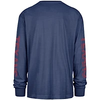 T-shirt à manches longues bleu marine '47 Houston Texans Cairn Ravine Foundation pour homme