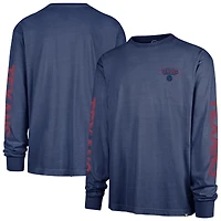 Men's '47 Navy Houston Texans Cairn Ravine Foundation Long Sleeve T-Shirt
