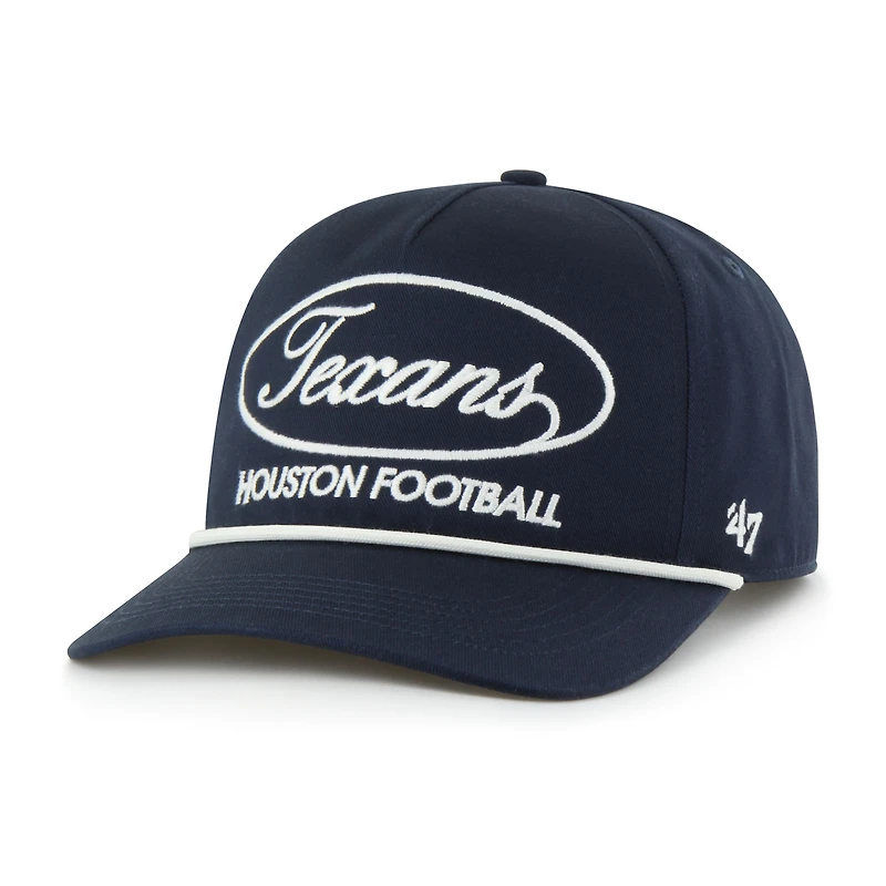 Casquette ajustable Foundational Hitch bleu marine 1947 pour homme des Houston Texans