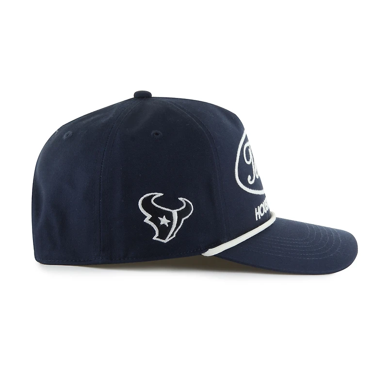 Casquette ajustable Foundational Hitch bleu marine 1947 pour homme des Houston Texans