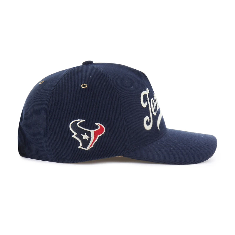 Men's '47  Navy Houston Texans Golden Age Corduroy Hitch Adjustable Hat