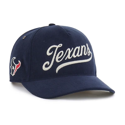 Men's '47  Navy Houston Texans Golden Age Corduroy Hitch Adjustable Hat