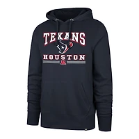 Sweat à capuche pour homme '47 Navy Houston Texans Packed House Headline