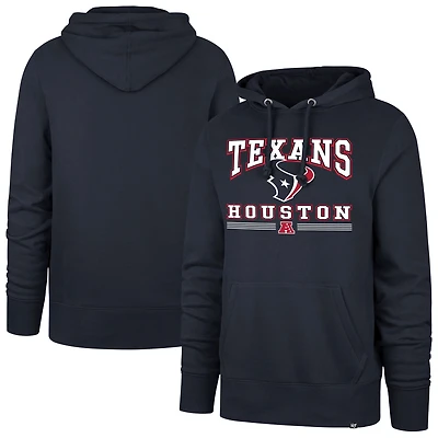 Sweat à capuche pour homme '47 Navy Houston Texans Packed House Headline