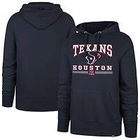 Sweat à capuche pour homme '47 Navy Houston Texans Packed House Headline