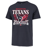T-shirt Franklin rayé bleu marine Houston Texans '47 pour homme