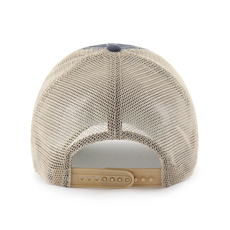Casquette ajustable Wabash Trucker Clean Up bleu marine pour homme, modèle 1947, des Houston Texans
