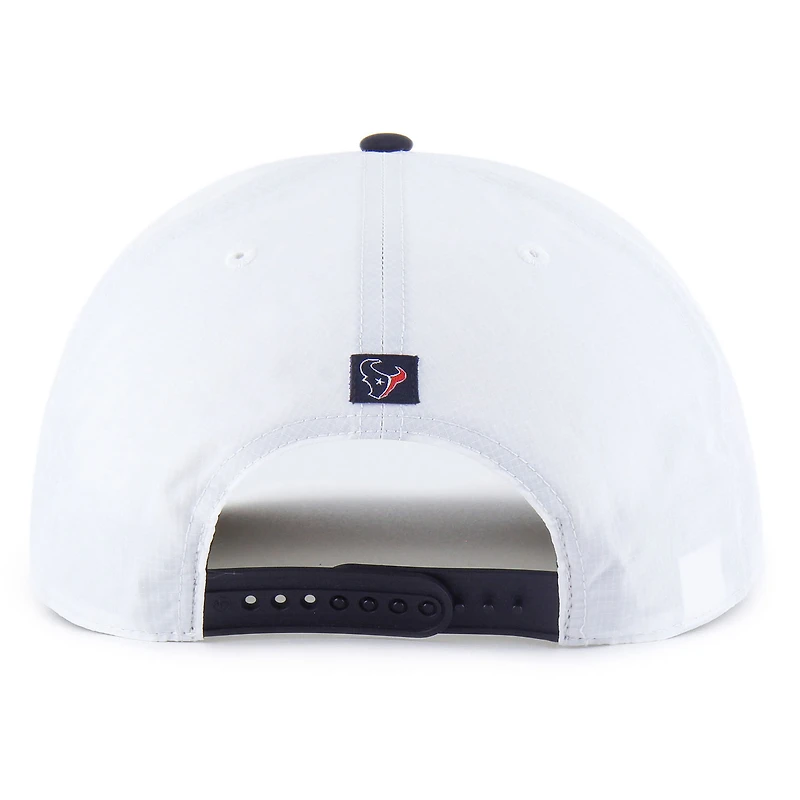 Casquette ajustable bicolore '47 pour homme, blanc/bleu marine, Houston Texans Suburbia Hitch