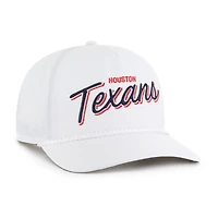 Casquette ajustable blanche '47 Houston Texans Brrr Fairway Hitch pour homme