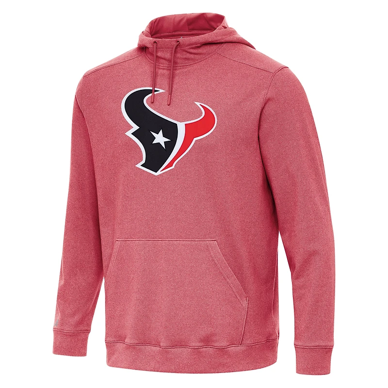 Sweat à capuche Cloud Antigua Heather Red Houston Texans pour homme