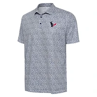 Polo bleu marine à imprimé fleuri des Houston Texans Field pour homme