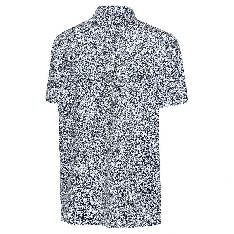 Polo bleu marine à imprimé fleuri des Houston Texans Field pour homme