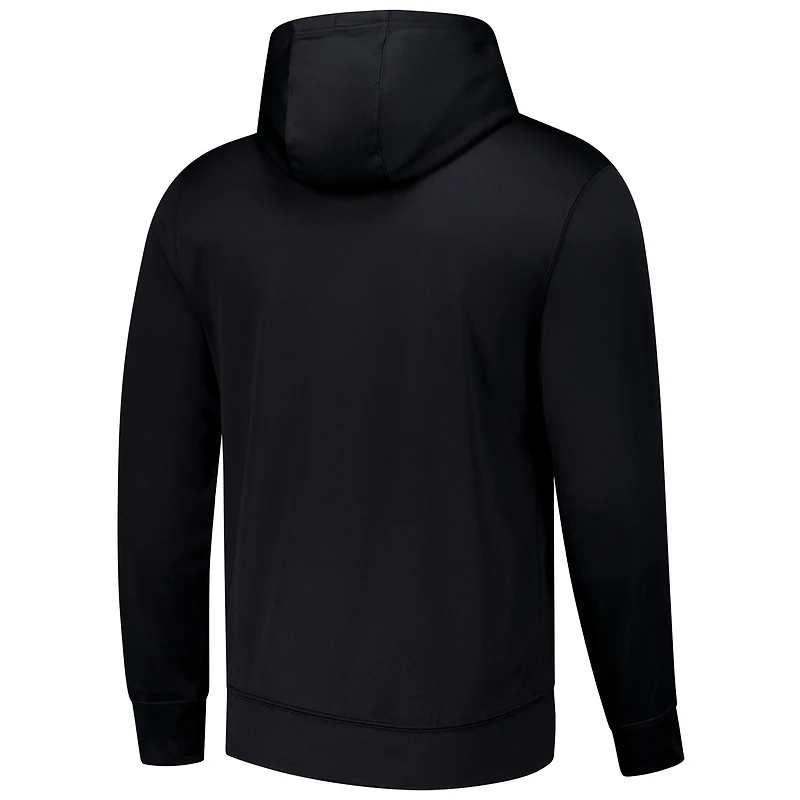 Men's Black Houston Texans Combine Authentic Pullover Hoodie