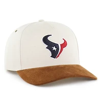 Casquette Carhartt x '47 Houston Texans naturelle/marron non teinte, coupe décontractée, réglable.