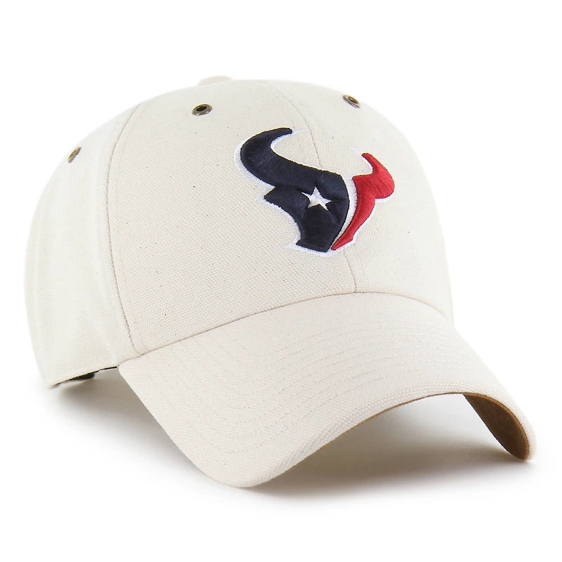 Men's Carhartt x '47 Natural Houston Texans Undyed Clean Up Adjustable Hat