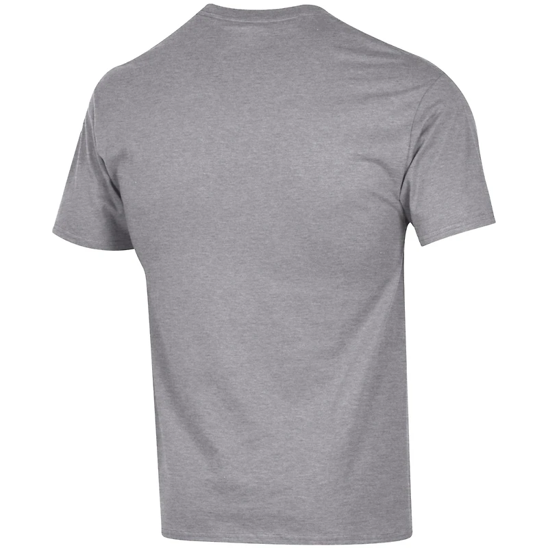 T-shirt de football américain Champion Heather Grey des Houston Texans pour homme