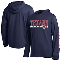 Men's Champion Navy Houston Texans All Star Hooded T-Shirt