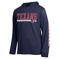 T-shirt à capuche Champion bleu marine Houston Texans All Star pour homme