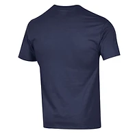 Men's Champion Navy Houston Texans Arch Over Logo T-Shirt