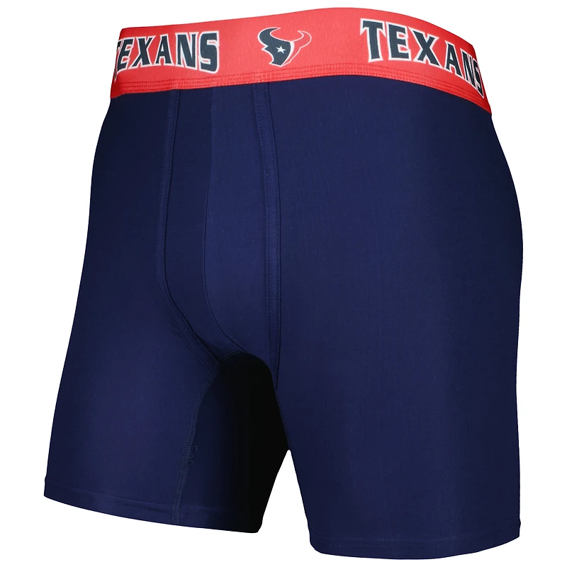 Men's Concepts Sport Navy/Red Houston Texans 2-Pack Boxer Briefs Set