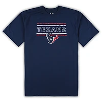 Men's Concepts Sport Navy/Red Houston Texans Big & Tall Flannel Sleep Set