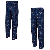 Men's Concepts Sport Navy Houston Texans Mosaic All Over Print Pants