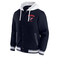 Men's Darius Rucker Collection by Fanatics Navy Houston Texans Full-Snap Hoodie Jacket