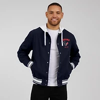 Men's Darius Rucker Collection by Fanatics Navy Houston Texans Full-Snap Hoodie Jacket