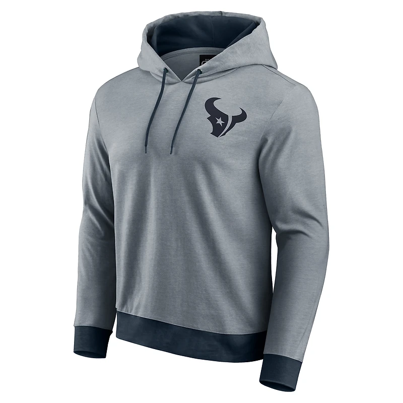 Men's Darius Rucker Collection by Fanatics Navy Houston Texans Tonal Knit Pullover Hoodie