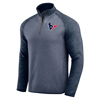 Men's Darius Rucker Collection by Fanatics Navy Houston Texans Tonal Quarter-Zip Jacket