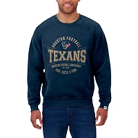 Men's Darius Rucker Collection by Fanatics Navy Houston Texans Vintage Pullover Sweatshirt