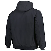 Dunbrooke Charcoal Houston Texans Big & Tall Dakota Veste à capuche en toile entièrement zippée pour homme