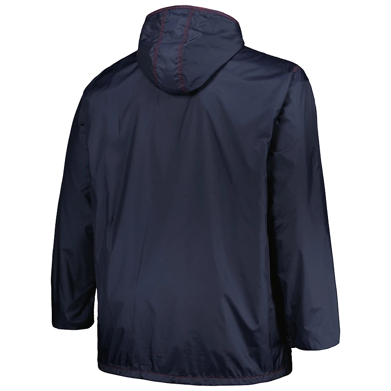 Men's Dunbrooke Navy Houston Texans Big & Tall Legacy Stadium Full-Zip Jacket