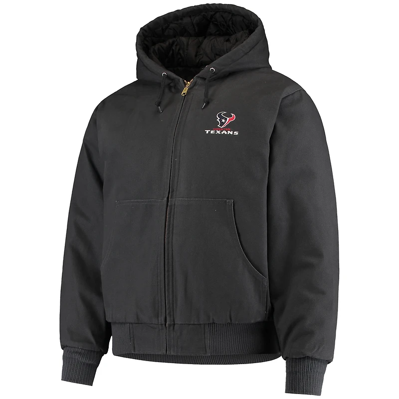 Veste à capuche en toile de coton Dakota Houston Texans pour homme Dunbrooke Navy