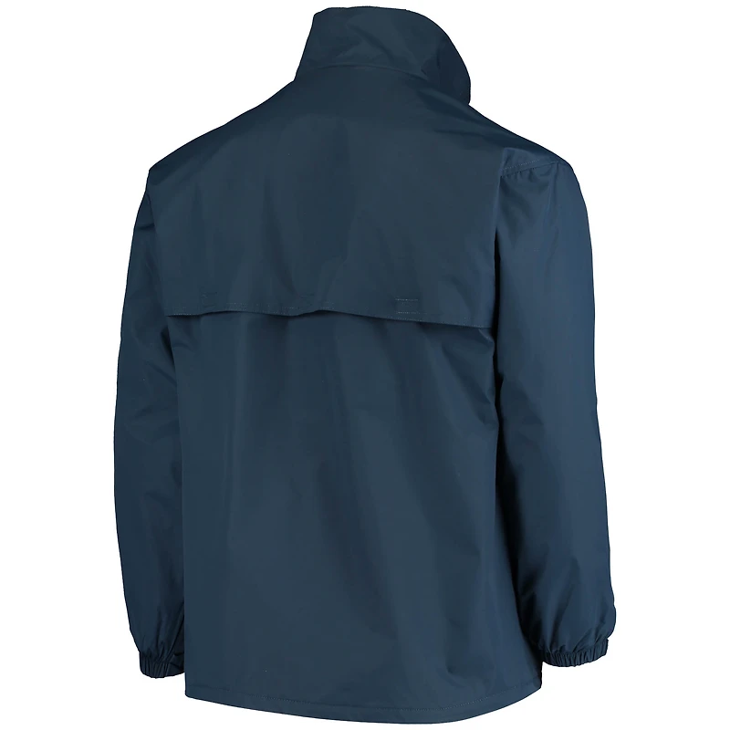 Veste homme Dunbrooke Houston Texans Triumph Fleece entièrement zippée bleu marine