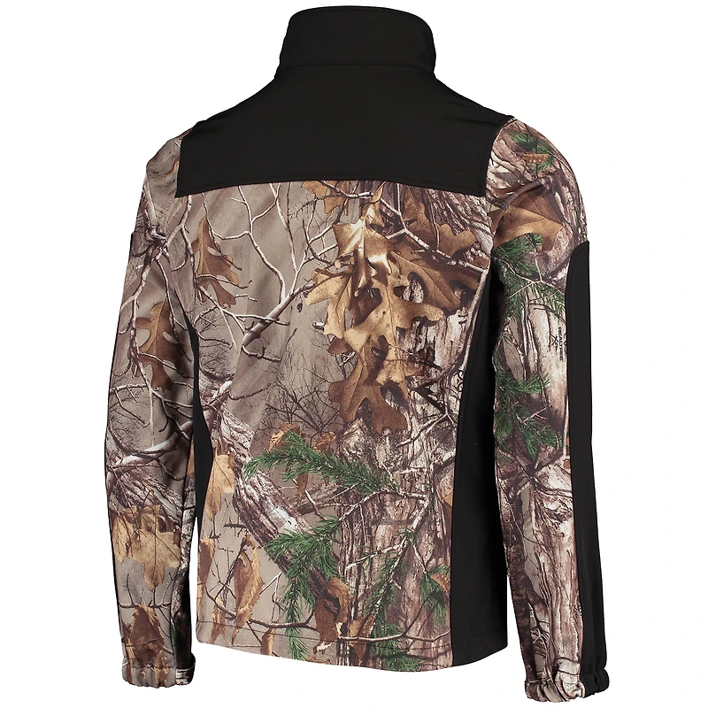 Doudoune Dunbrooke Realtree Camo/Noir pour hommes Houston Texans Circle Hunter Softshell Full-Zip Jacket