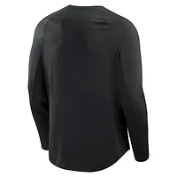 Men's Fanatics Black Houston Texans Big & Tall Coverage Scheme Long Sleeve T-Shirt
