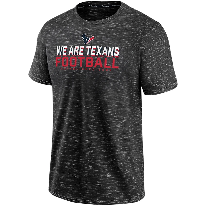 T-shirt composant Fanatics Charcoal Houston Texans pour hommes