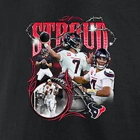T-shirt graphique Fanatics C.J. Stroud pour hommes, joueur notoire des Texans de Houston, noir