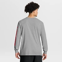 Men's Fanatics Heather Gray Houston Texans Hometown Sweep Legacy Long Sleeve T-Shirt
