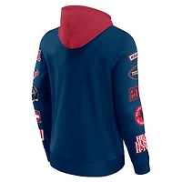 Sweat à capuche patchs Fanatics Navy/Cardinal Houston Texans pour hommes