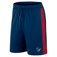 Fanatics pour hommes bleu marine/rouge Houston Texans Break It Loose - Shorts