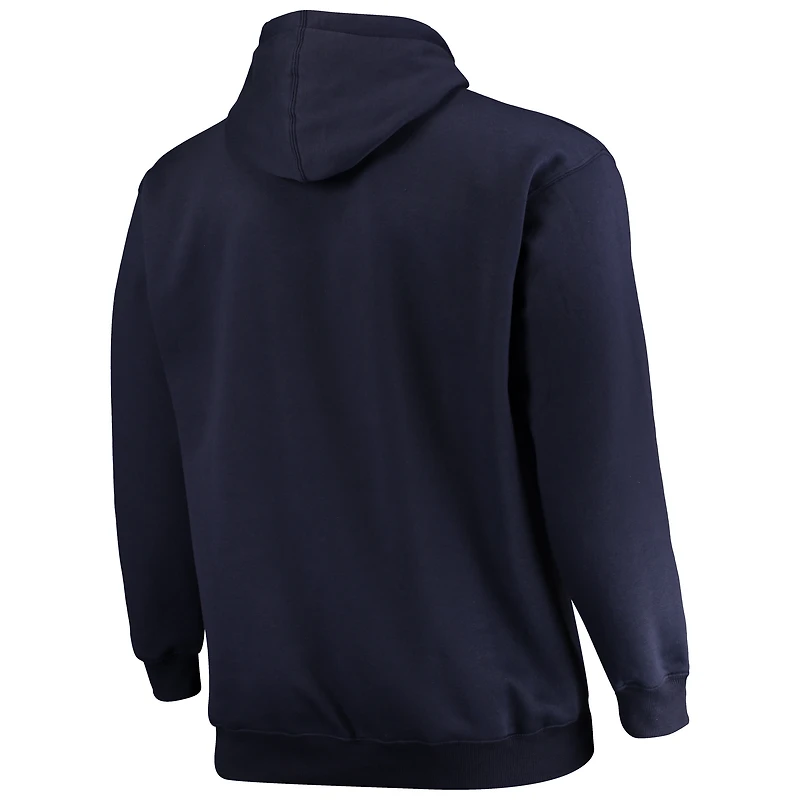 Sweat à capuche empilé Fanatics pour hommes, bleu marine, Houston Texans, Big & Tall