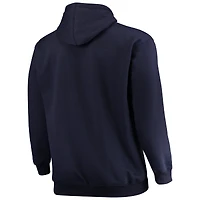Sweat à capuche empilé Fanatics pour hommes, bleu marine, Houston Texans, Big & Tall