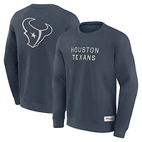 Men's Fanatics Navy Houston Texans Elements Future Ground Lettering Pullover Sweatshirt
